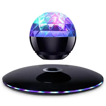 

BEESCLOVER Chic Bluetooth Speaker Magnetic Suspension Audio Computer Phone Dual Speaker Colorful Light Stereo Subwoofer r29