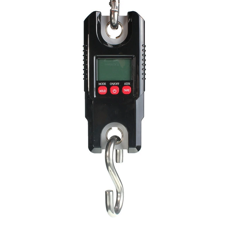 

Electronic 300KG/100g Heavy Digital Hook Hanging Crane Scale Industrial Weighing Scales backlight Hook Hanging Scale