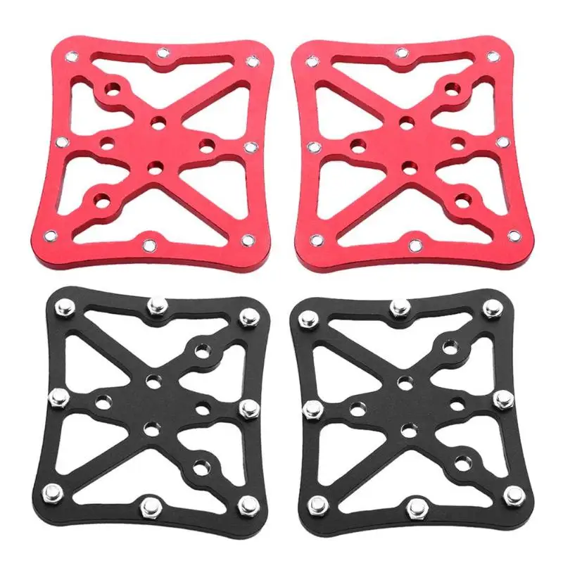 

1Pair Mountain Bike Pedal Quick Release Bicycle Clipless Pedal Aluminum Alloy MTB Bike Platform Pedal Adapters Accessories hot