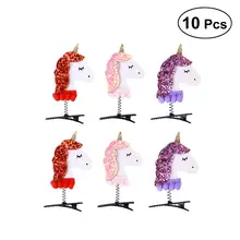 10 шт Единорог шпилька креативный милый фото реквизит костюм головной убор аксессуары для волос заколка для волос для девочек детей