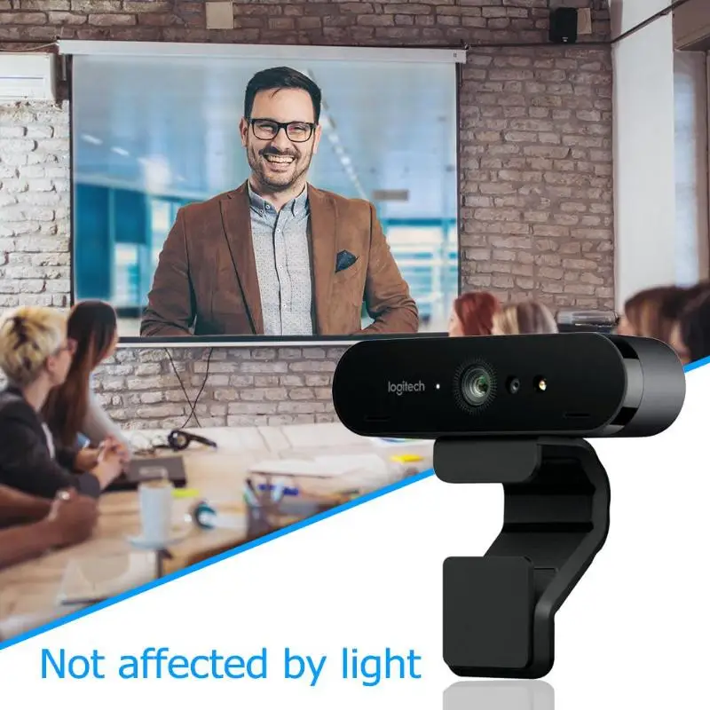 

Logitech BRIO C1000e 4K Conference Camera Ultra HD Webcam with Mic for Live Streaming Recording