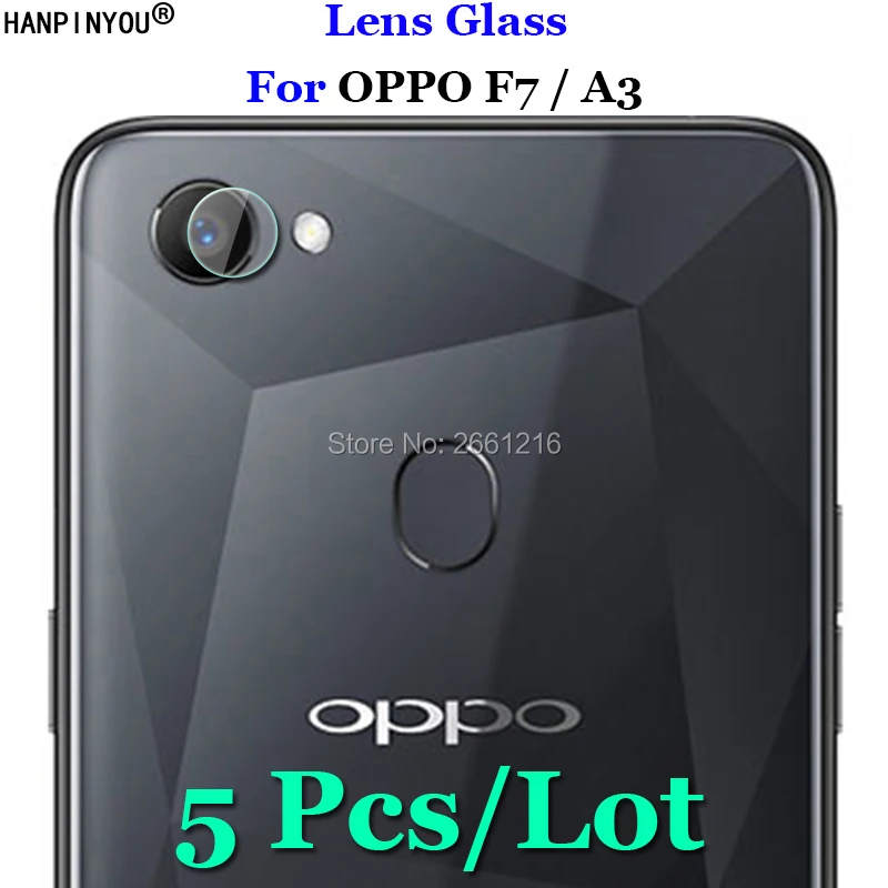 5 Pcs/Lot For OPPO F7 6.23&quot / A3 6.2&quot Ultra Clear Soft Fiber Tempered Glass Back Camera Lens Screen Protector Film | Мобильные