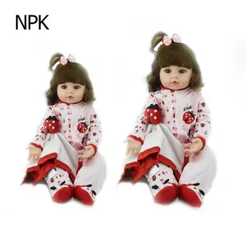 

NPK 47/60cm Beetle Doll Reborn Baby Toy Cute Girl Image Dolls for Children