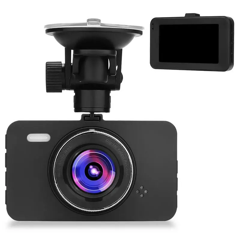

V41B Driving Recorder 1080P DVR Dashboard Camera Full HD 3 Inch LCD Screen Sensor Image Dash Cam Anti-theft Monitoring