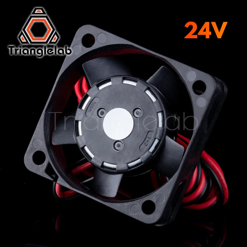 Parte dc 12v 24v 2p da Impressora 3d Trianglelab 4010 40*40*10 mm Ventilador de Refrigeração sem Escova 4010s do Refrigerador do Ventilador com Cabo de 100 mm - Imagem 3