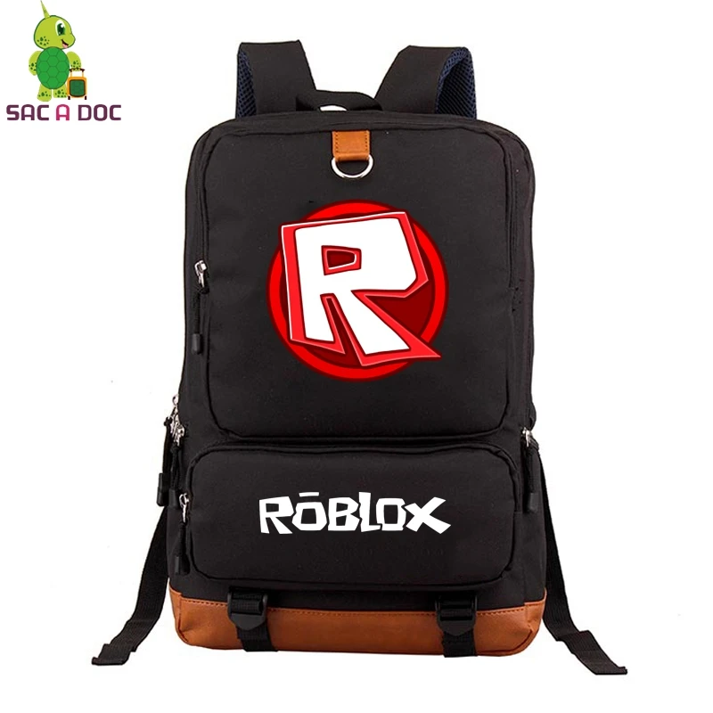 

Hot Roblox Backpack Canvas School Bag for Teenage Girls Boys Travel Rucksacks Women Men Large Capacity Laptop Backpack