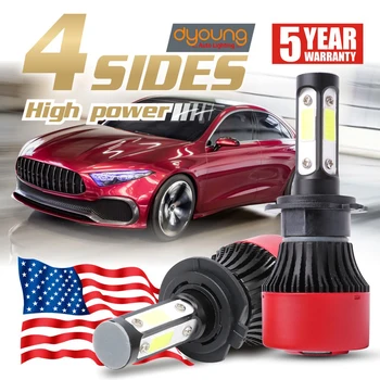 

Dyoung 2pcs X7 new led headlight 6500k car light h4 LED Lamp h7 h11 9004 9005 9006 9007 h10 h13 h16 9012 9003 bulbs car styling