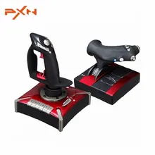 PXN 2119 проводной игровой джойстик 7-ми осевой два 8-канальный видеорегистратор ключ виджет 16 ключевой программирующий игровой контроллер для компьютера/ПК