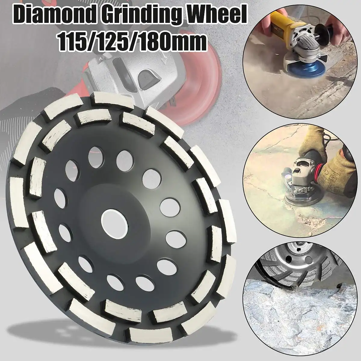 

115/125/180mm Diamond Segment Grinding CUP Wheel Disc Grinder Concrete Stone