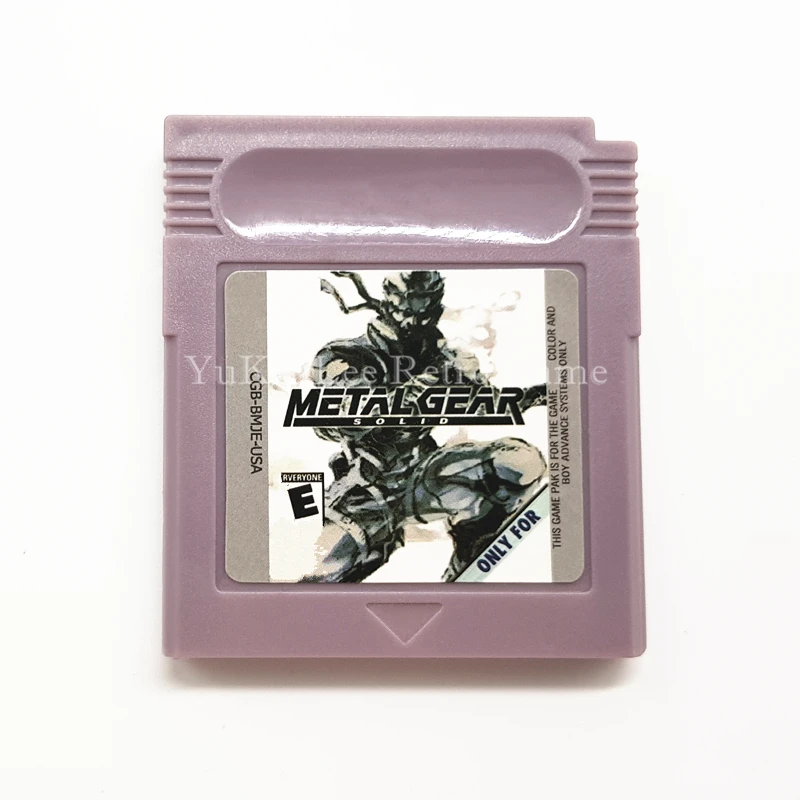 

Video Game Cartridge Card Metal Gear Solid for 16 Bit Game Console US/EU Version English Language