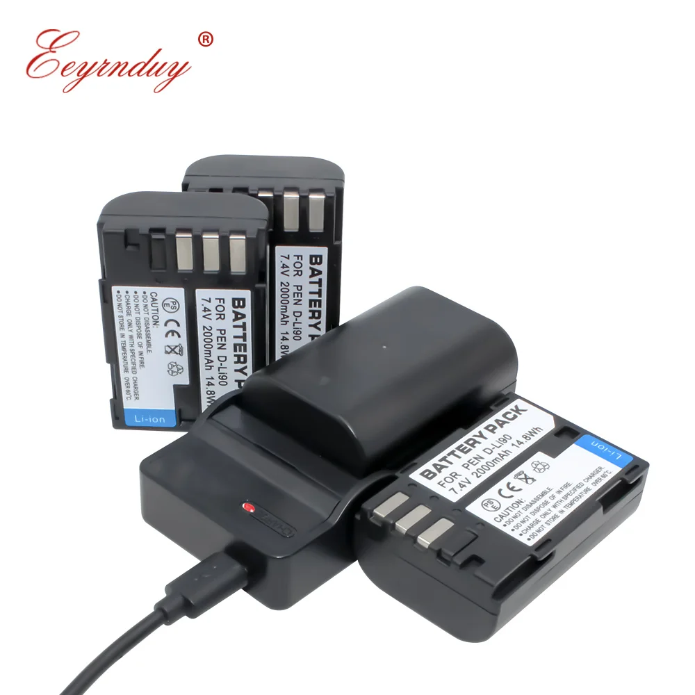 4 шт D LI90 аккумулятор + USB зарядное устройство для Pentax 645D 645Z K 01 3 5 II IIs DSLR