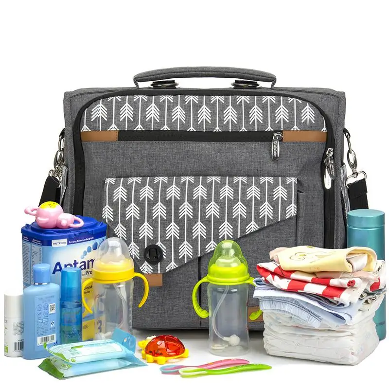 

Fashion Mummy Maternity Bag Multi-function Diaper Bag Backpack Nappy Baby Bag With Stroller Straps For Baby Care Handbags