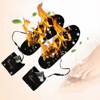 

Rechargeable Electric Heated Insole USB Winter Warm Shoes Boots Pad Foam Heated Insoles