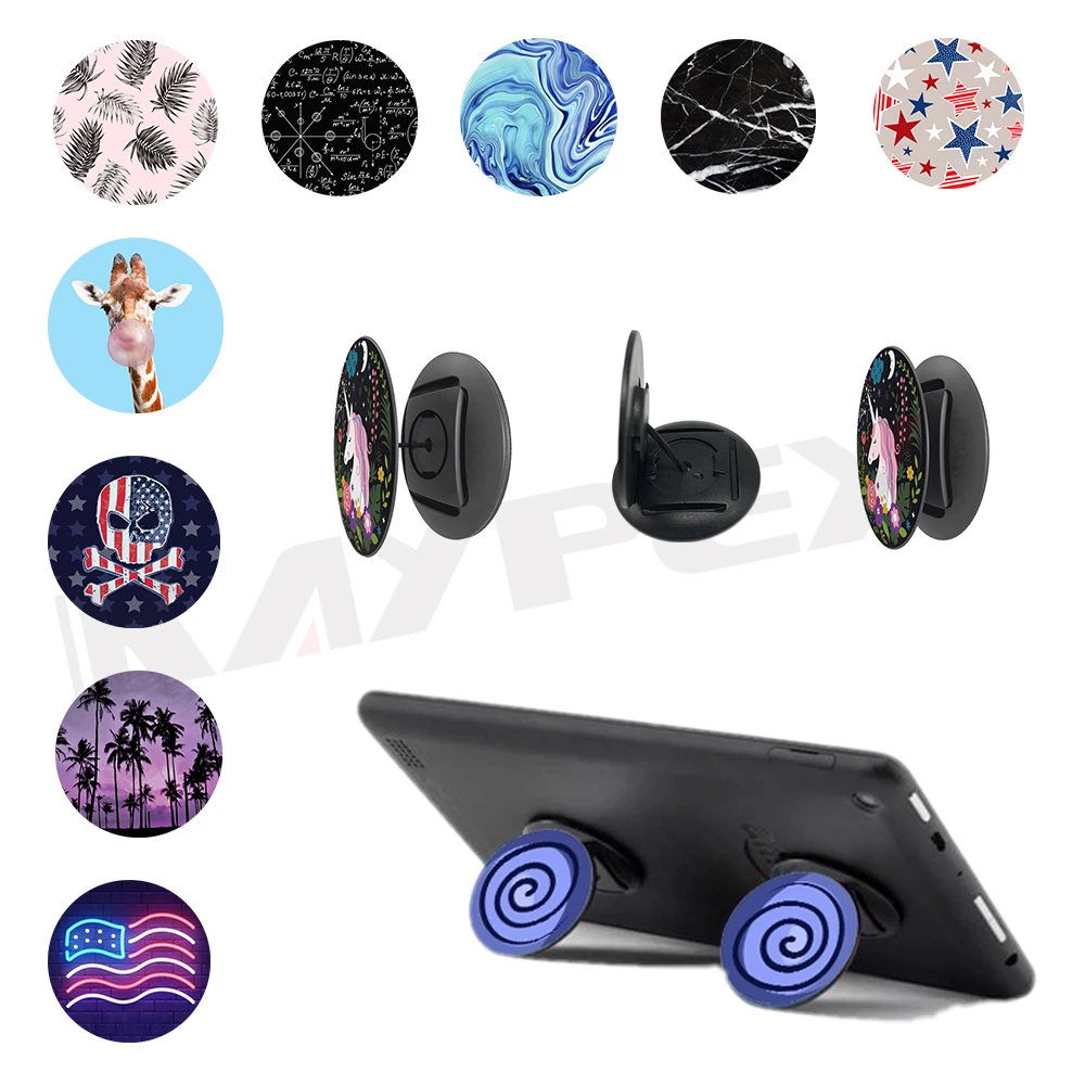 

Marbles Phone Holder Expanding Stand and Grip Mount for Smartphones and Tablets Round Finger Ring Mount for iPhone X XS Max