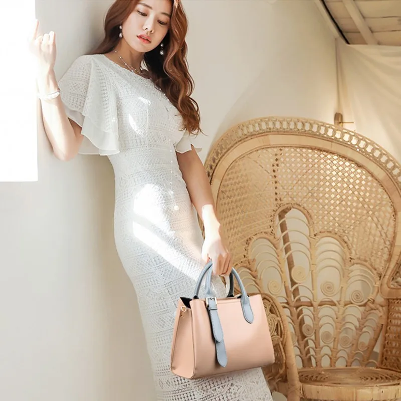 2019 حقيبة يد فاخرة حقائب النساء مصمم الإناث الجلود حقائب كتف السيدات اليد حقيبة الأعلى مقبض Sac عارضة حمل حقيبة فتاة