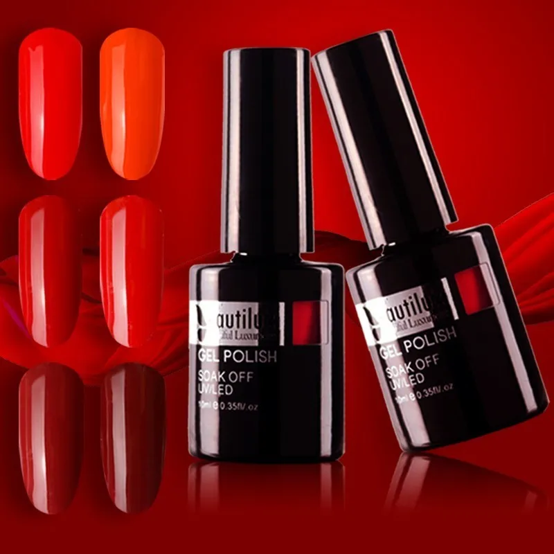 Beautilux 1 قطعة النبيذ الكرز عنابي اللون الأحمر جيل للأظافر البولندية نقع معطلة الأشعة فوق البنفسجية LED رسومات أظافر هلام مسمار البولندية ورنيش ...