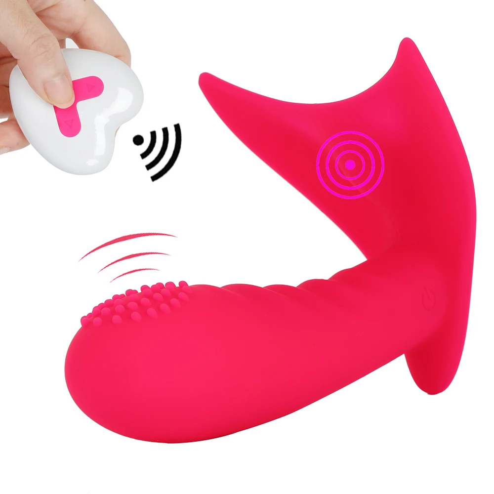 Wireless Remote Out Wearable font b Dildo b font Vibrator 7 Speeds Charging Invisible Vaginal Stimulation