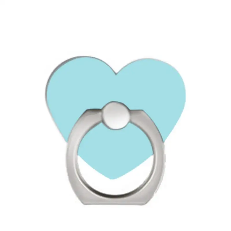 Creative Love Heart Shaped Mobile Phone Ring Bracket Adjustable Finger Rings Smartphone Stand Holder For IPhone For Samsung