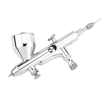 ANENG 0,2 мм распылительное отверстие двойного действия гравитационная подача Аэрограф набор электроинструментов для DIY ручной живописи/украшения торта/ремонт кожи