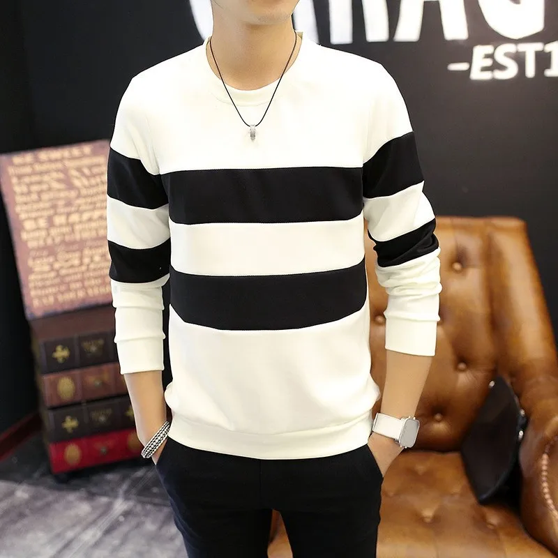 Autumn New Hoodies Men Slim Fashion Contrast Color Casual O-neck Long-sleeved Pullover Man Hip Hop Sweatshirt Male Streetwear Autumn New Hoodies Men Slim Fashion Contrast Color Casual O-neck Long-sleeved Pullover Man Hip Hop Sweatshirt Male Streetwear
