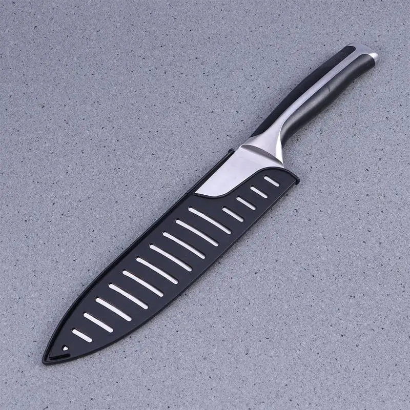 

3pcs Black Plastic Kitchen Knife Blade Protector Cover for 8 Inches Knife