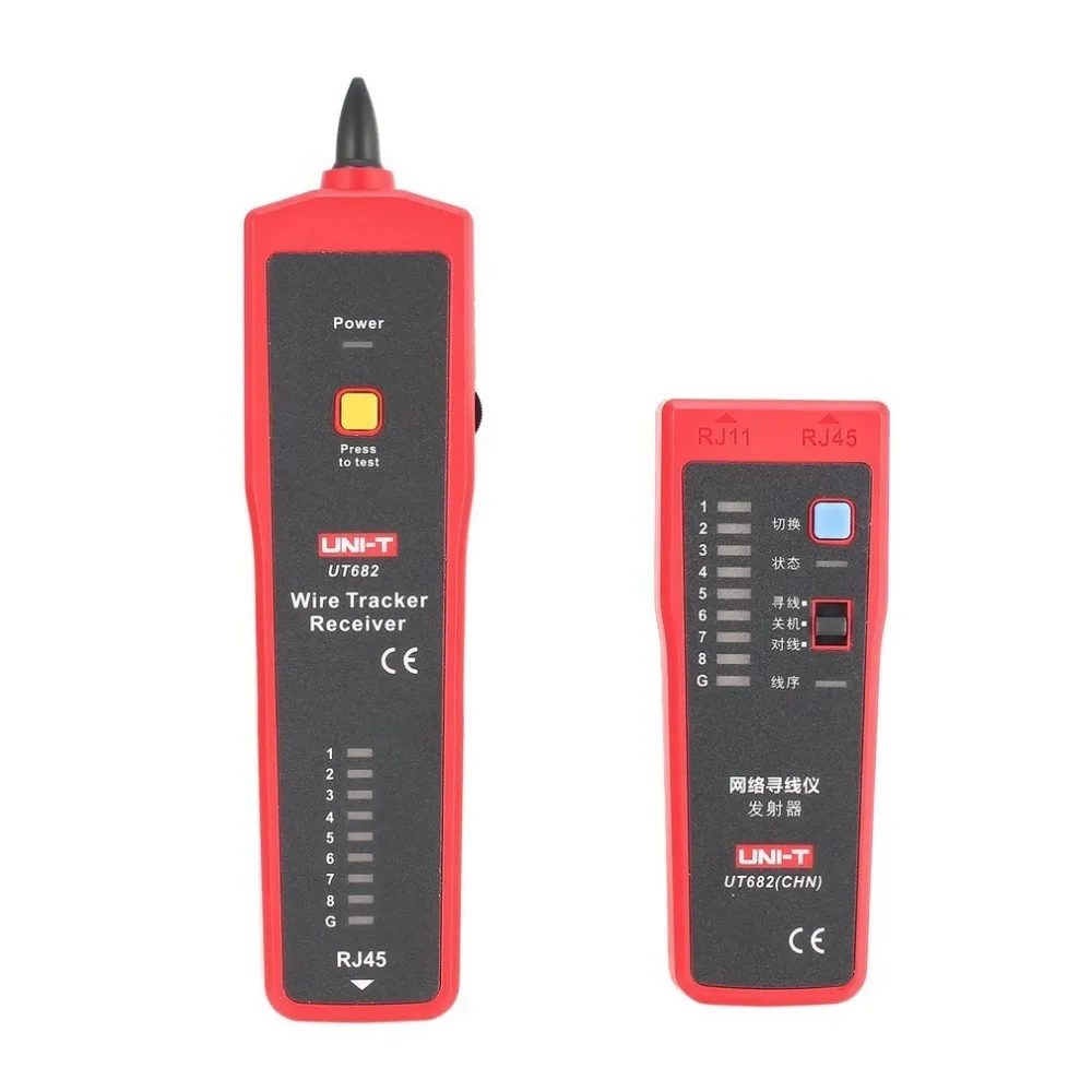 UNI T UT682 Wire Tester Tracker RJ11 RJ45 Wire Line Finder Lan tester
