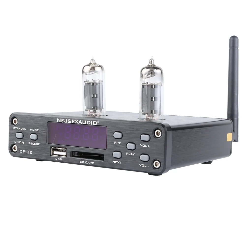 NFJ & FXAUDIO 6K4 мини Hi Fi bluetooth Аудио ламповый усилитель для наушников с поддержкой USB