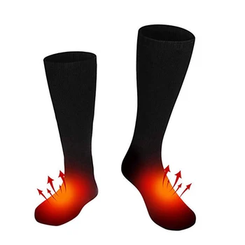 

HOT Women Men Electric Battery Heated Socks Feet Warmer Heater Ice Fishing Foot Shoe Warmer Electric Sock Battery Power