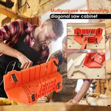 10,5 дюймов пластиковый корпус шкаф Деревообработка Универсальный зажима Mitre пилы Коробка резка столярные инструменты интимные аксессуары