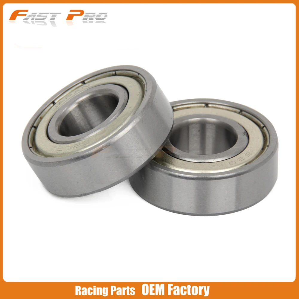 Motorcycle 2pcs Front Hub Steering Roller Bearings For CRF XL XR CR RM