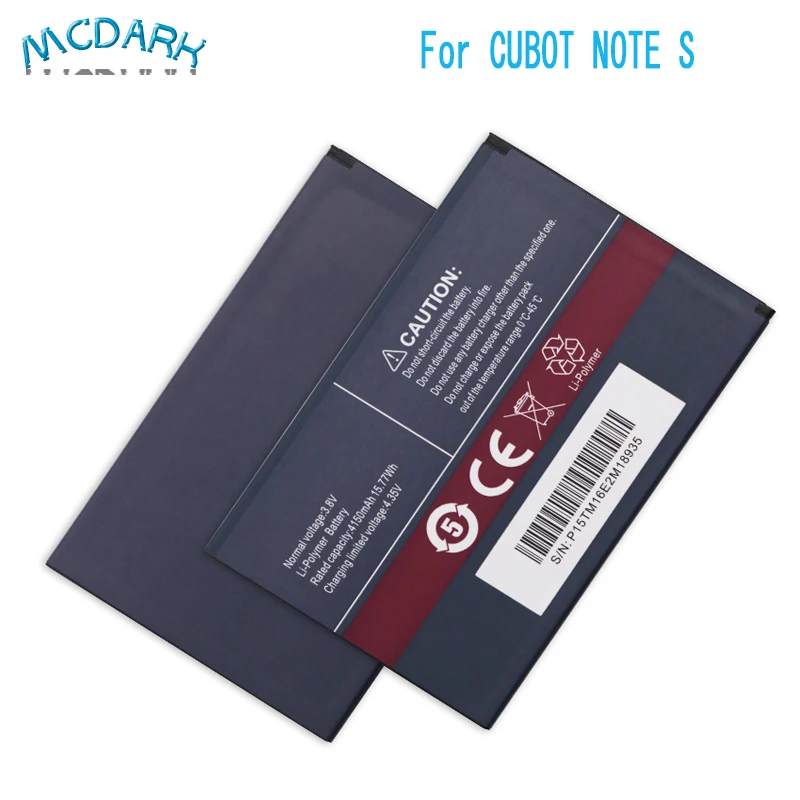 

New For CUBOT NOTE S Battery 4150mAh High Quality