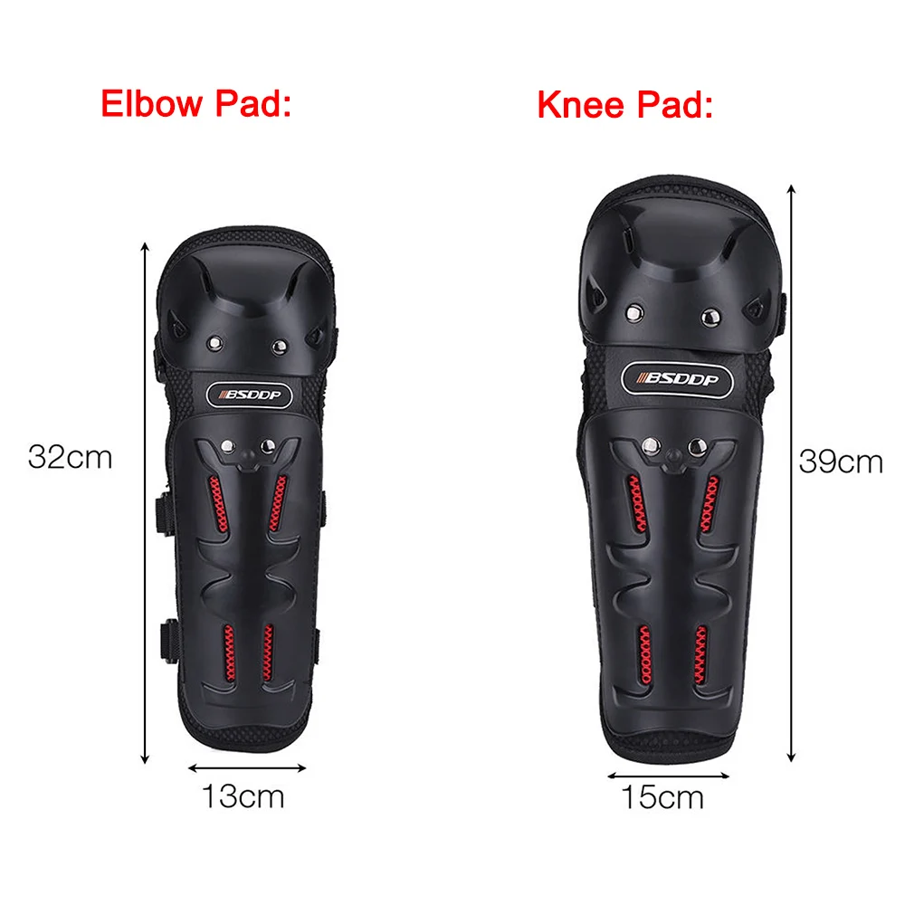 Наколенники для езды на мотоцикле защитные шестерни для мотокросса защита рук и ног 2 наколенники 2 налокотники Защита всех сезонов