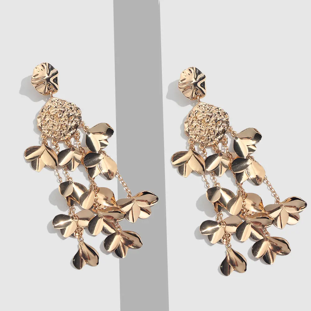 

JUST FEEL 2019 New ZA Boho Wedding Drop Earrings for Women Girls Jewelry Party Gift 25 Styles Vintage Statement Dangle Earrings