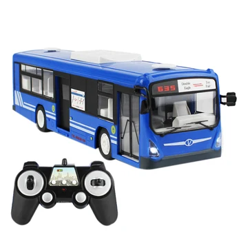 

Remote Control Bus City Express High Speed One Key Start Function Bus With Realistic Sound And Light Rc Car 6 Channel 2.4G