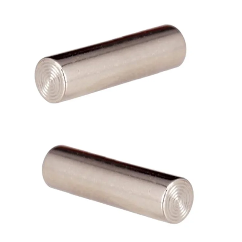 

ABGZ-Pack of 12 Pieces Professional Pickup Pole Slug Metal Pins Cyclinder Magnet Slug Rods 18mm for Electric Bass Guitar Repla