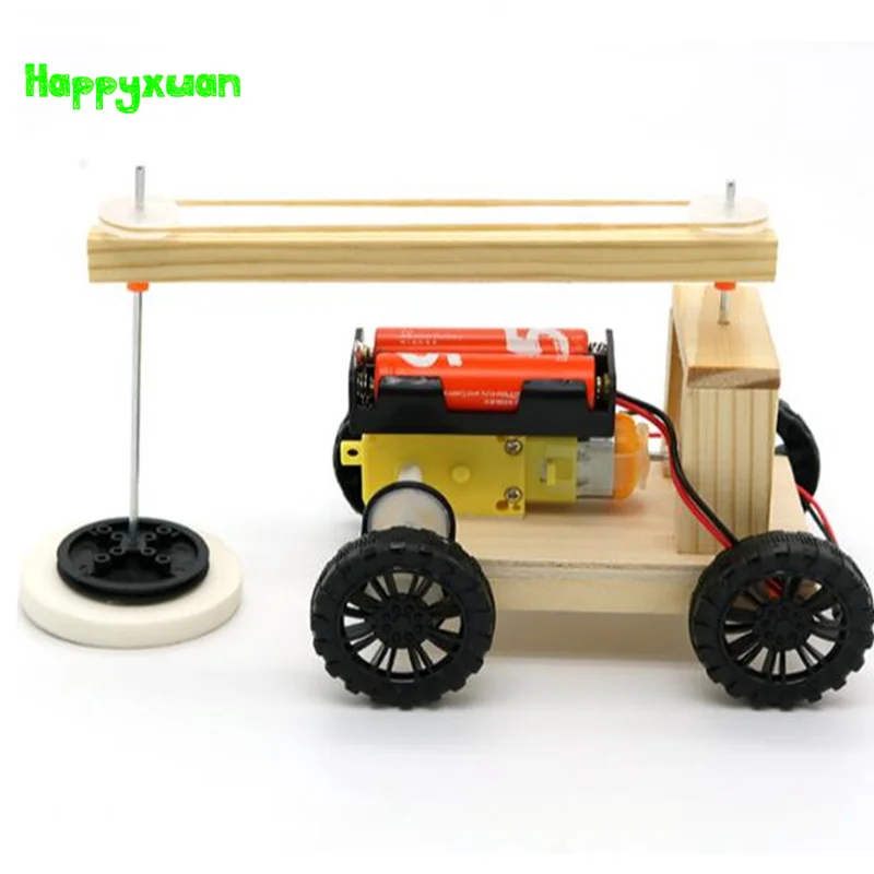 Happyxuan DIY Электрический подметальный Робот Модель физическая научная эксперимент
