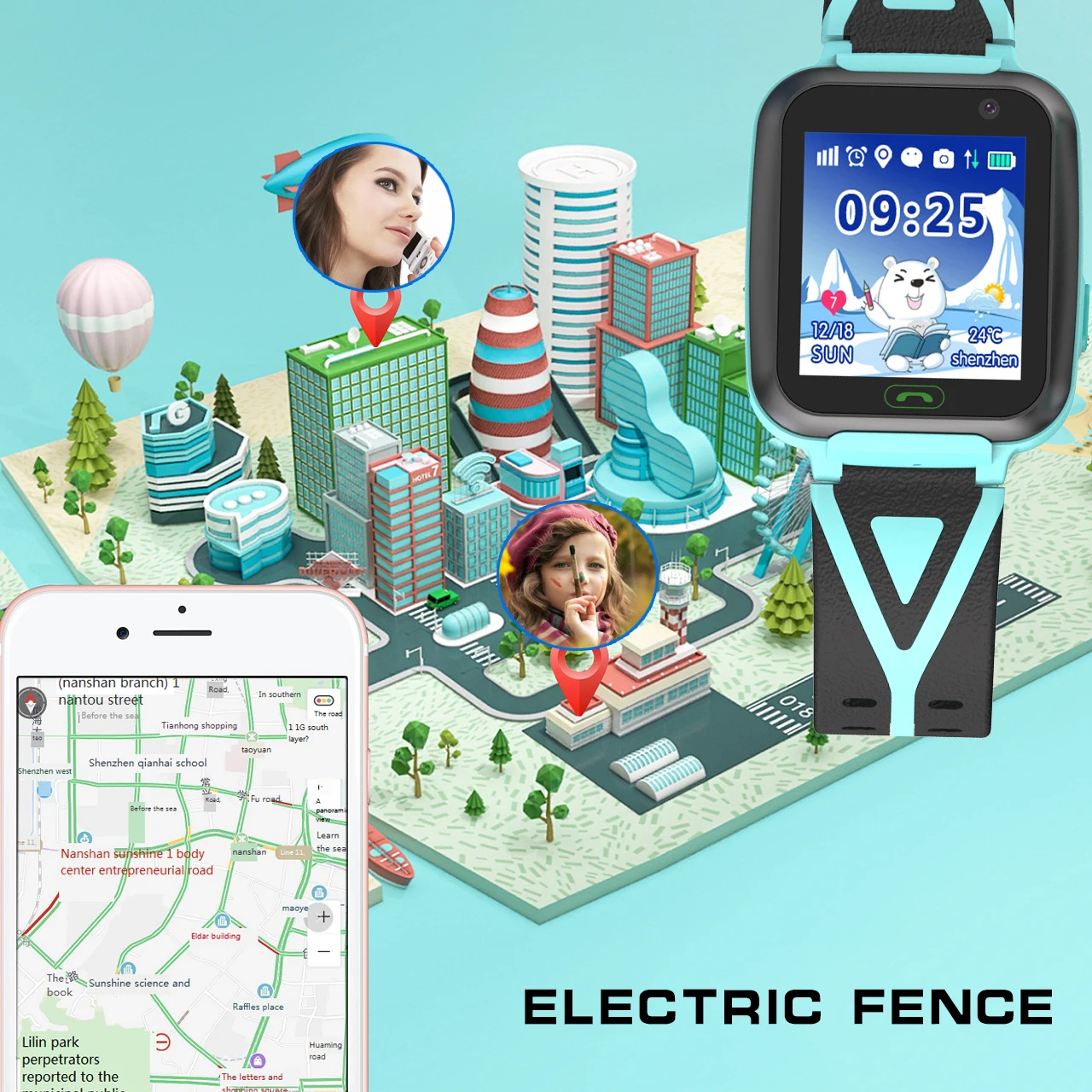 2018 Новые Детские умные часы для детей с фонариком камеры gps wifi местоположение