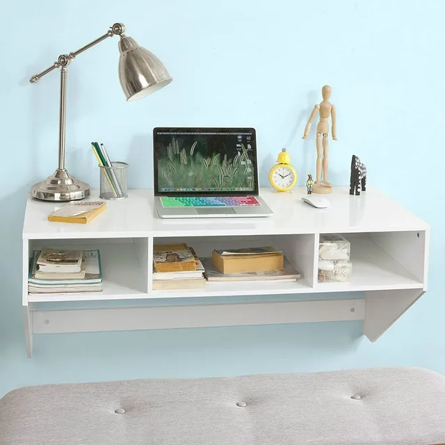 Special Price SoBuy FWT14 Wooden Wall-mounted Table Desk 3 Drawers, Home Office Computer Desk Workstation Special Price SoBuy FWT14 Wooden Wall-mounted Table Desk 3 Drawers, Home Office Computer Desk Workstation