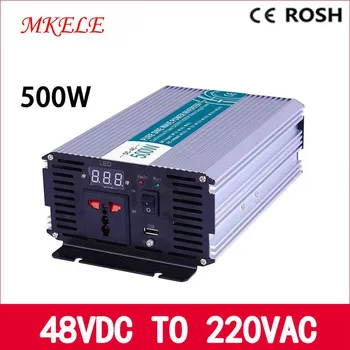 

Inverter 48VDC 220VAC Inverter MKP500-482 500w Pure Sine Wave Power Inverter,inversor,voltage Converter Solar Inverter