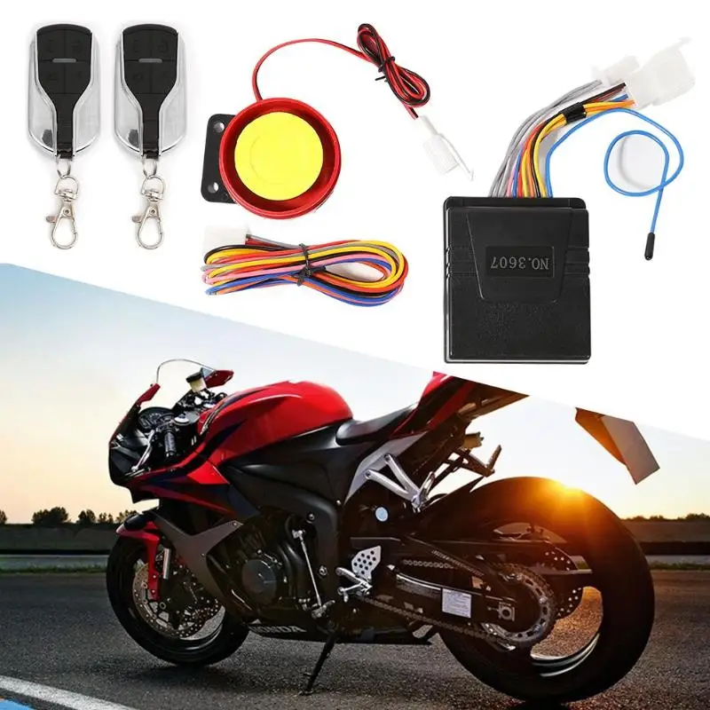 

12V Motorcycle Alarm System Anti-theft Security Alarm System Remote Control Small Size Waterproof Main Unit Dropshipping