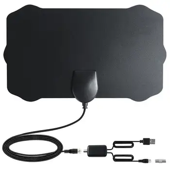 

Hot 120 Miles Digital HDTV Indoor TV Antenna with High Gain Amplifier Signal Booster TVFox Antena HD TV Antennas Aerial TV Stick