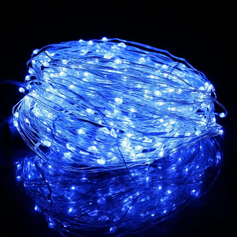 16 Strings LED String Lights Fairy Lights Copper Wire Starry String Light Holiday Lighting For Fairy Christmas Wedding Decor