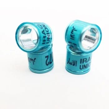 

Muticolor identification bird plastic 8mm rings for racing pigeon