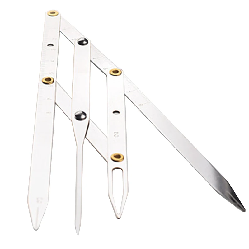 

Shellhard Permanent Eyebrow Calipers Ruler Stainless Steel Microblading Calipers Supplies Eyebrow Makeup Measure Tools