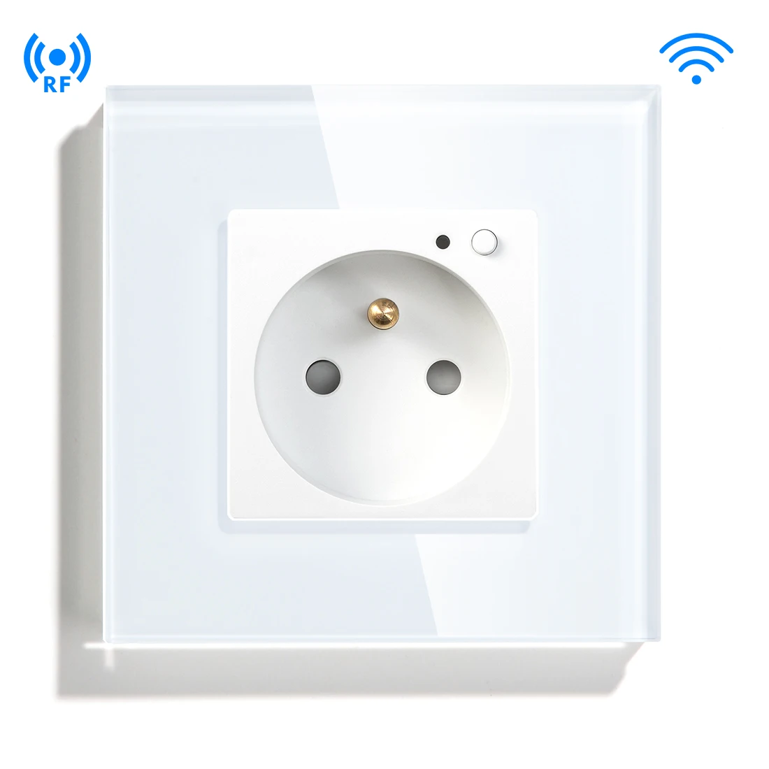 Настенная розетка умная wifi с пультом дистанционного управления белого черного