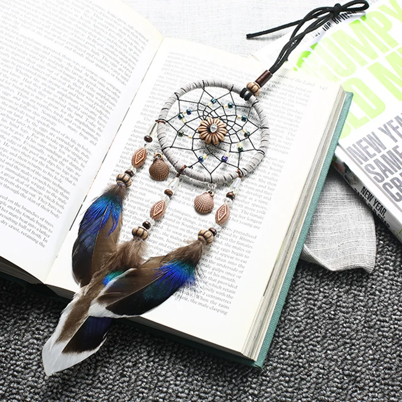 

JX-LCLYL Dreamcatcher Dream Catcher with Feathers Car Home Wall Hanging Decoration