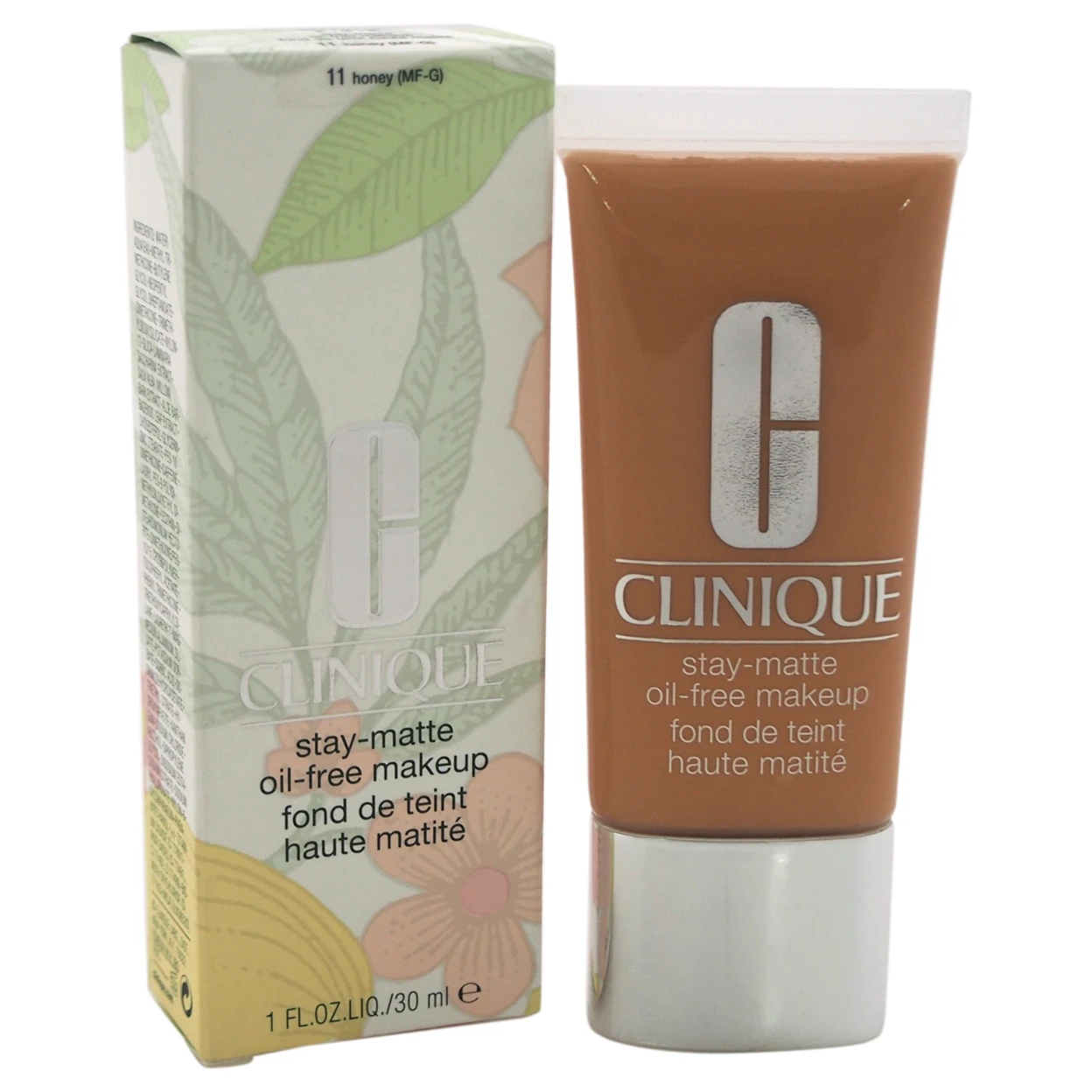 Stay Matte Oil Free Makeup #11 honey (MF G) сухая комбинация для жирной от Clinique женщин 1 oz