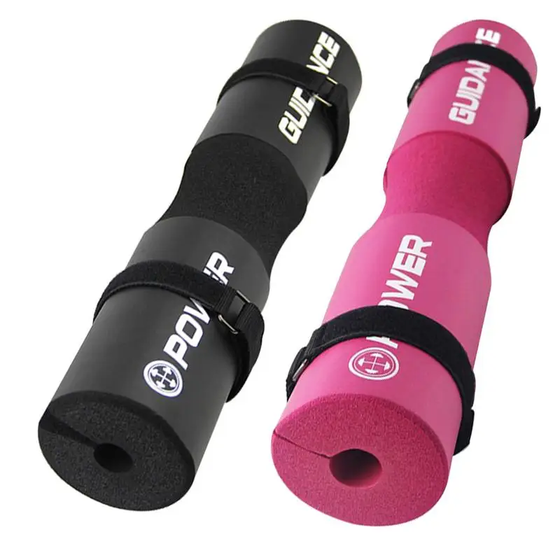  Pink Barbell Squat Pad Neck Shoulder Back Protection Pad Weight Lifting Pad Barbell Support Tool