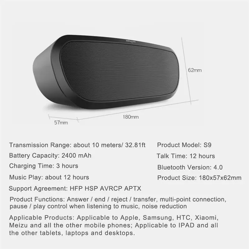 Новинка хит продаж беспроводной Bluetooth динамик мини портативный