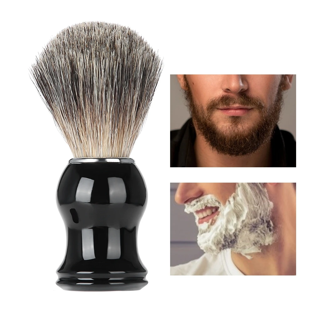 Мужская Борода Усы бритвенная щетка Смола ручка борода инструмент для бритья